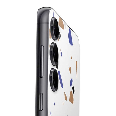 White Terrazzo Galaxy S25 Skin